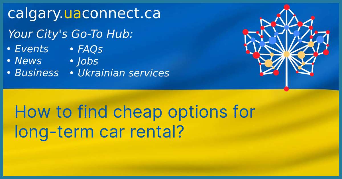 Car rental in Calgary – affordable options | Calgary News